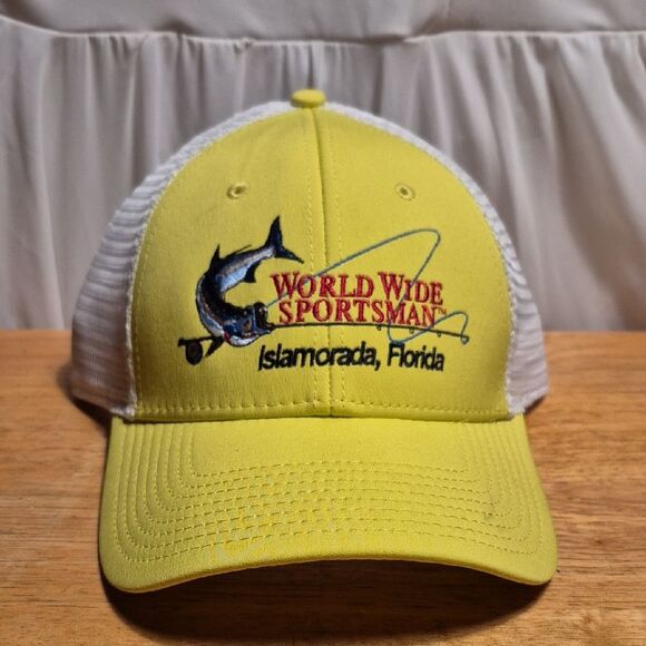 World Wide Sportsman - Islamorada, FL Trucker Snapback Hat - New - Picture 1 of 8